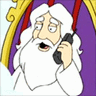 God on the phone avatar