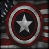 Captain America shield and flag avatar