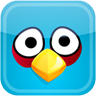 Blue bird face avatar