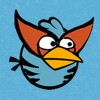Blue space bird avatar