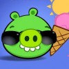 Cool pig with ice cream avatar