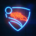 Neon logo avatar