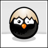 Black egghead avatar