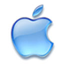 Apple Logo In Blue avatar