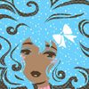 Blue hair avatar