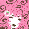 Pink hair avatar