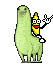 Banana on llama avatar