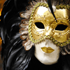 Golden mask avatar