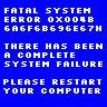 Fatal system error avatar
