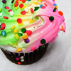 Colorful cupcake avatar