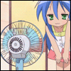 Konata cooling fan avatar