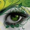 Beautiful green eye avatar