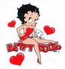 Betty with hearts avatar