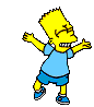 Bart dancing avatar
