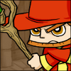 Mage with staff avatar