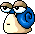 Blue snail avatar
