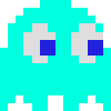 Cyan ghost avatar