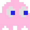 Pink ghost avatar