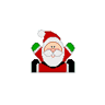 Excited Santa avatar